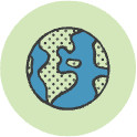 globe sticker