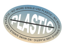 plastic sticker