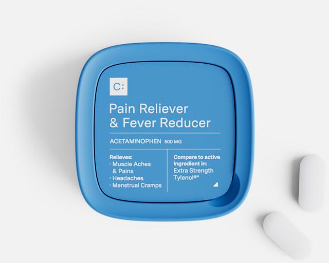 CAB-10027-Pain-Reliever-_-Fever-Reducer-Acet-bottle-top-down-cropped-tight-shadows-adjusted-4x5