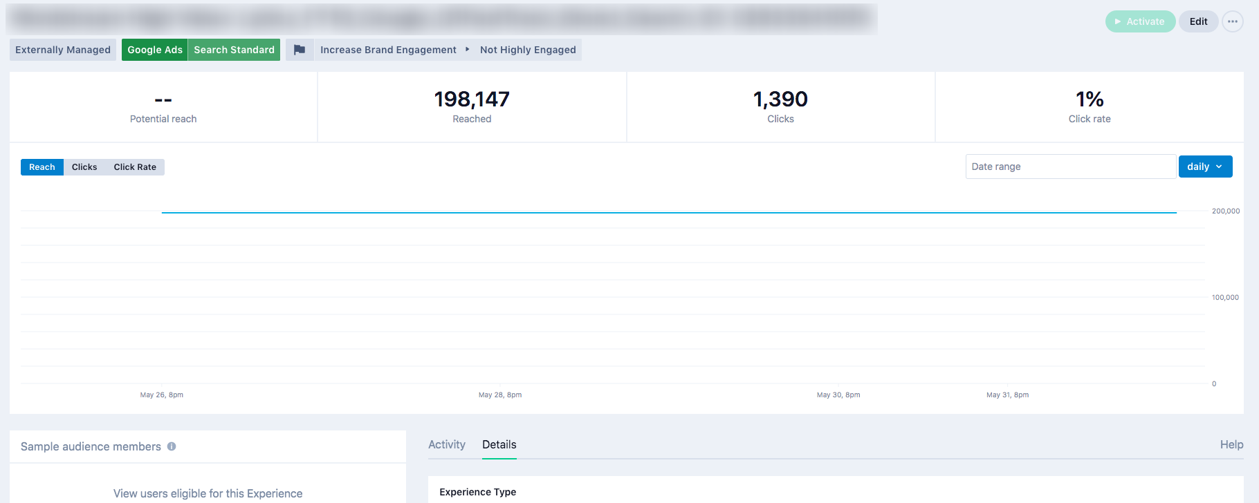 Google Experience Metrics