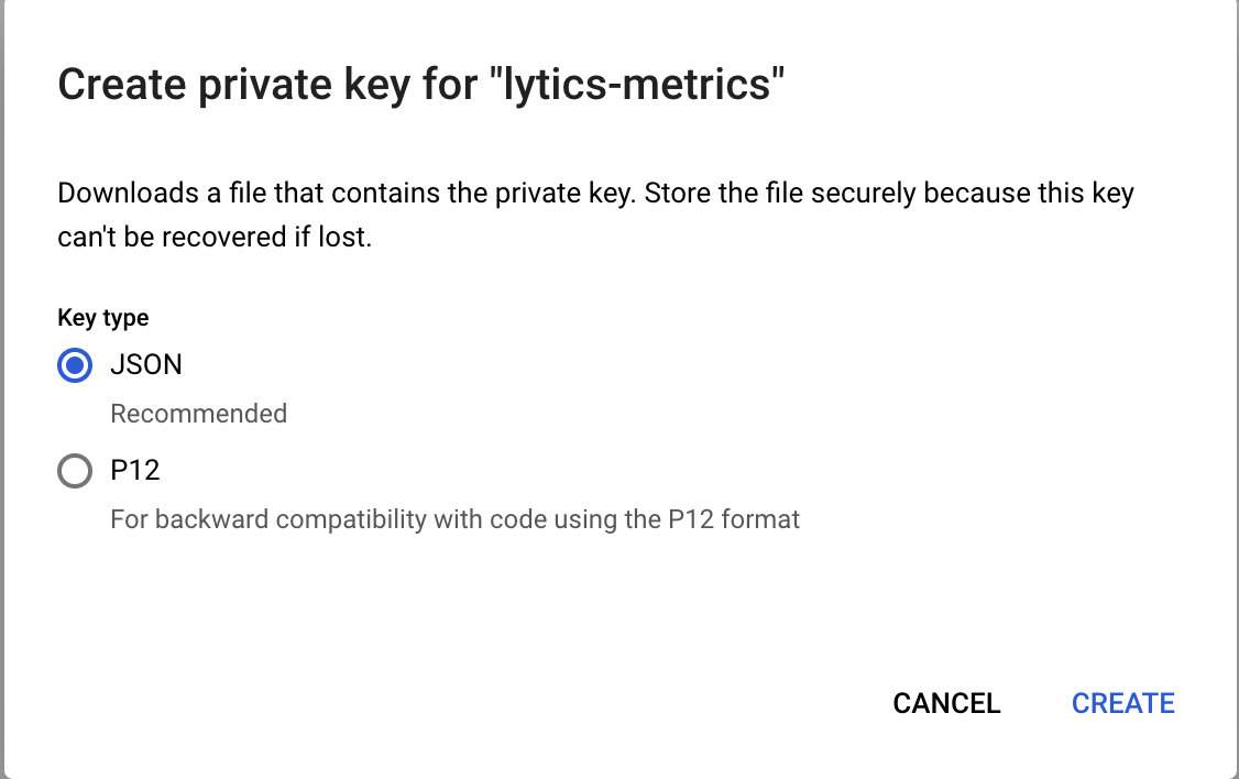 Google stackdriver create 