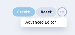 Advanced Editor