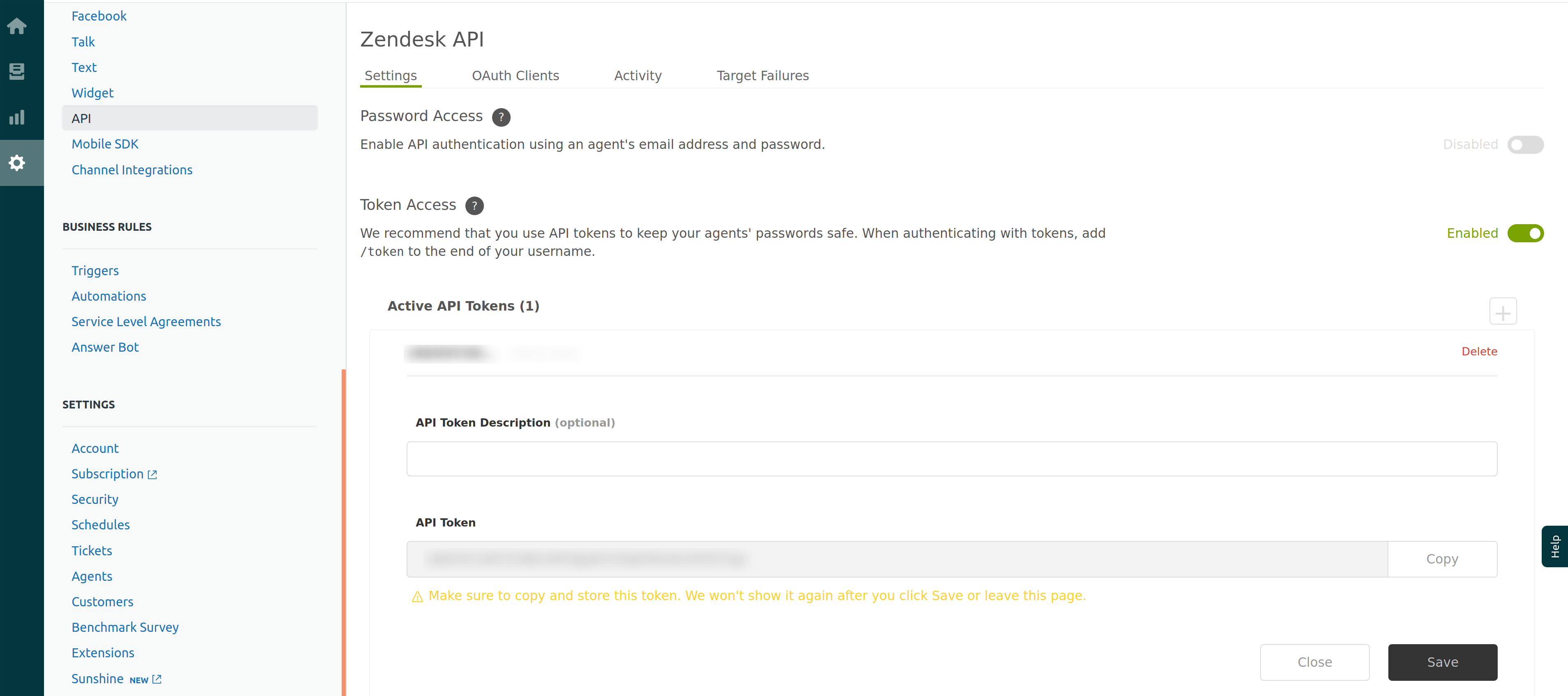 zendesk api token auth