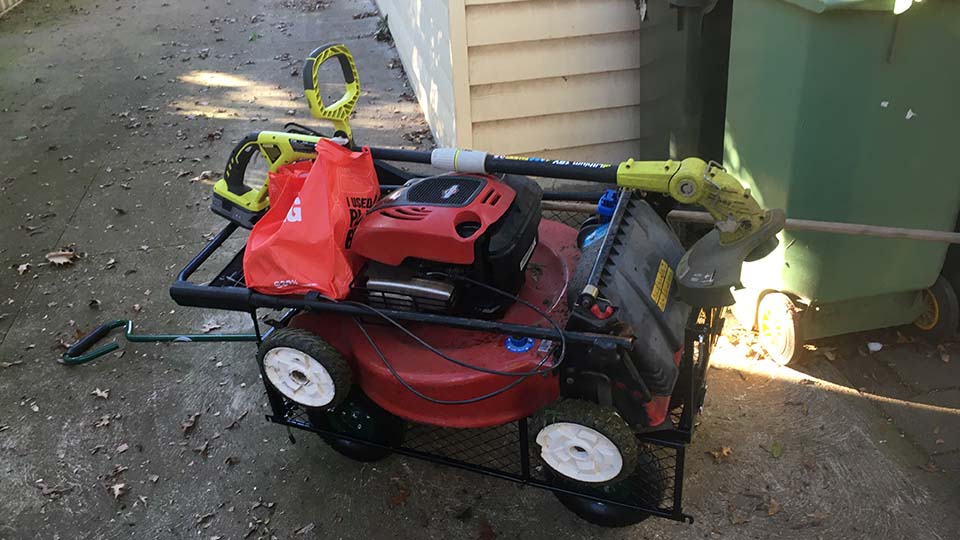 Packing Up After a Mowing Job