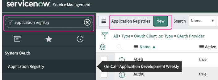 servicenow-application-registry