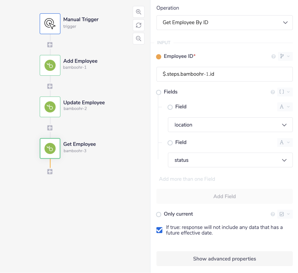 BambooHR Tray.io Documentation