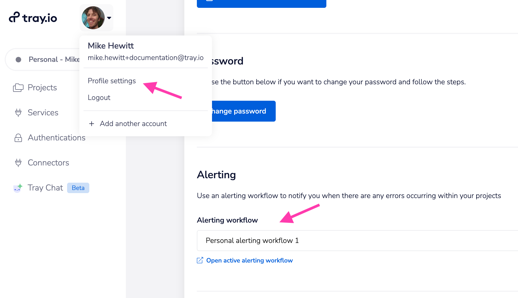 Automated alerting | Tray Documentation