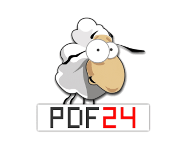 Mouton blanc et dessous PDF ecris en noir et 24 en rouge