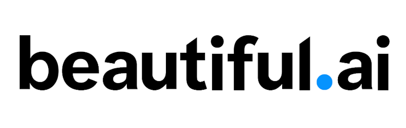 Beautiful.ai written in black on a white background