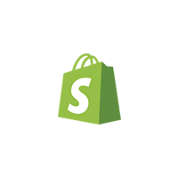 Green bag with a large white S on a white background