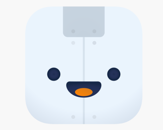 Square face logo