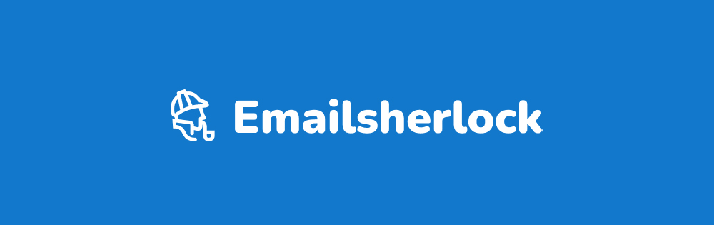 Logo de l'email finder gratuit, Emailsherlock