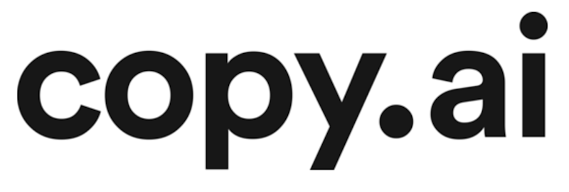 Copy.ai writes in large black letters on a white background.