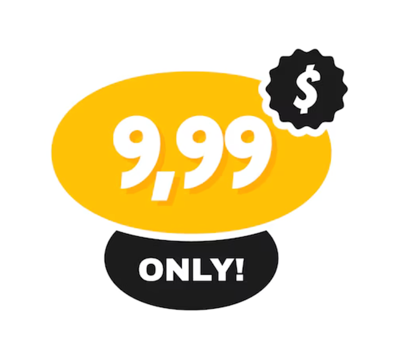 Price example: $9.99