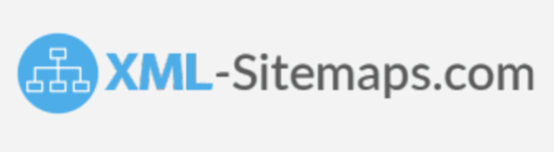 XML-Sitemaps.com written in light blue and black on a white background