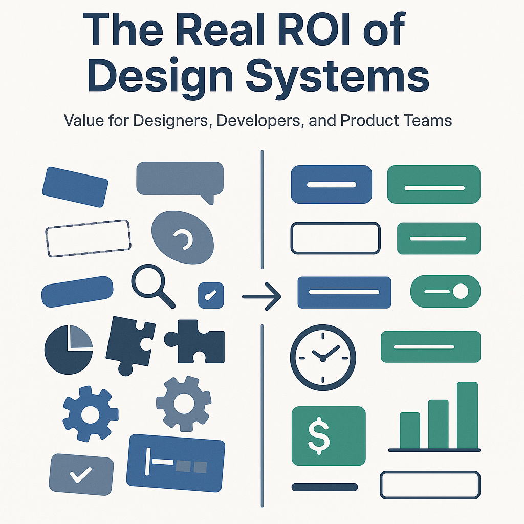 The Real ROI of Design Systems: Value for Designers, Developers, and Product Teams