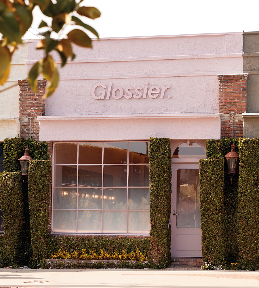 glossier sweatshirt