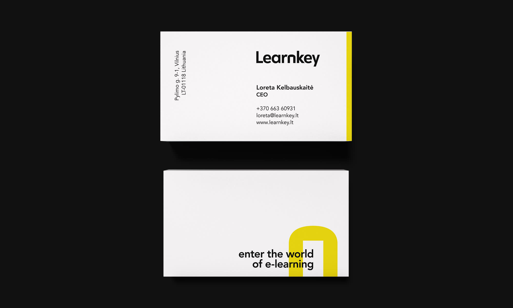 Branding on business cards