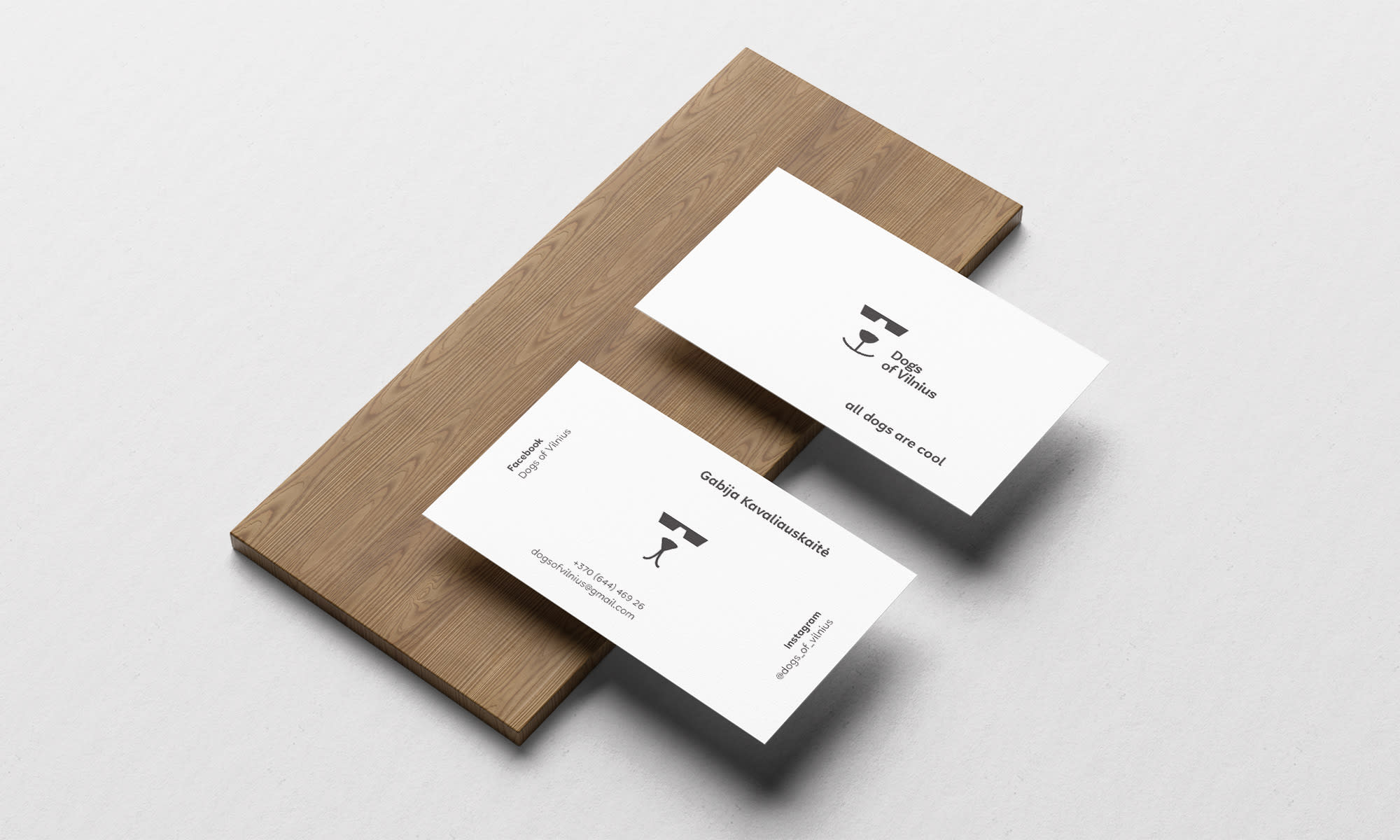 Branding on business cards