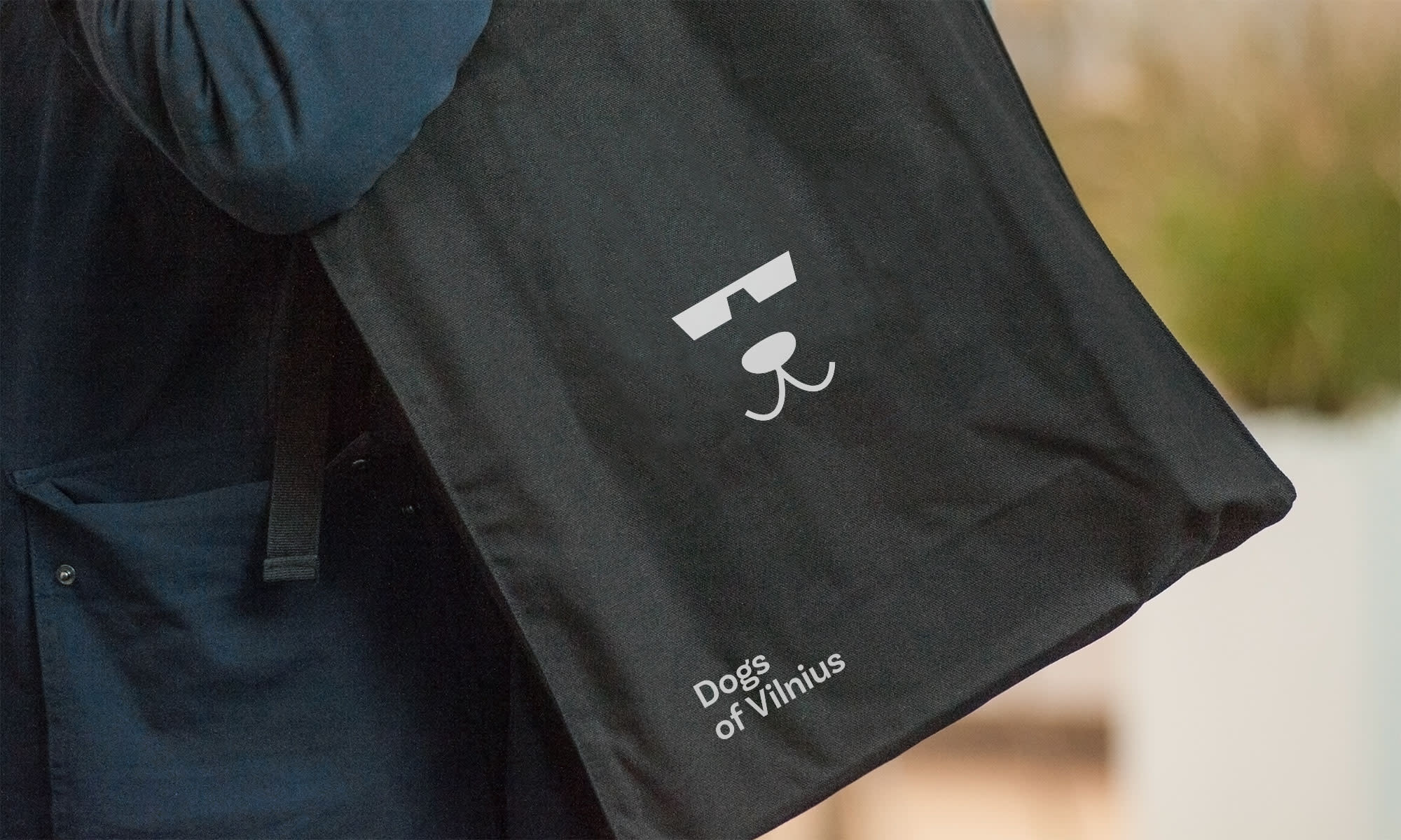 Logo on a bag