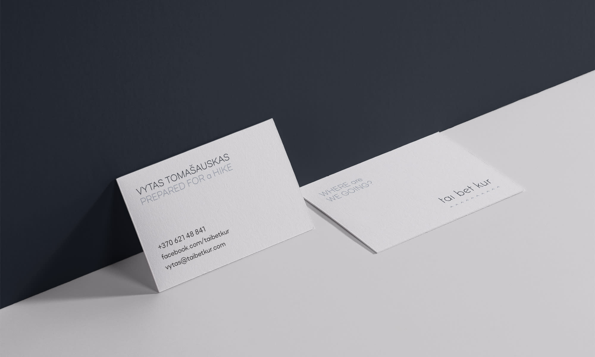 Branding on business cards