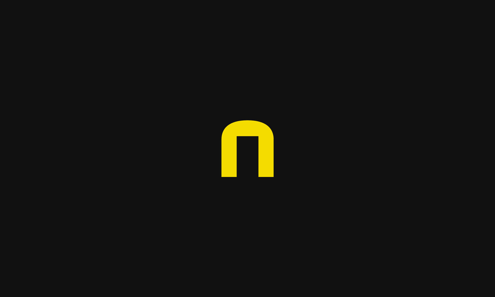 Just an "n" symbol