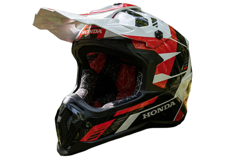 HONDA OFF ROAD HELMET WHITE BL