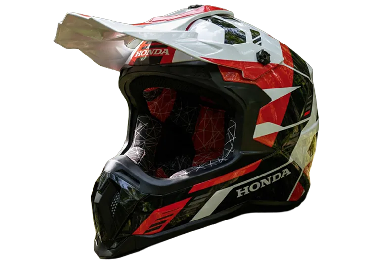 HONDA OFF ROAD HELMET WHITE BL