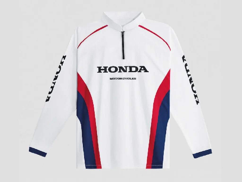 HONDA LONG SLEEVED T-SHIRT WHT