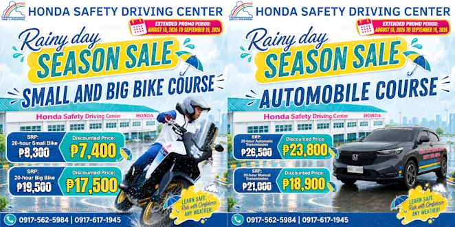 Extended Rainy-Day Season Sale