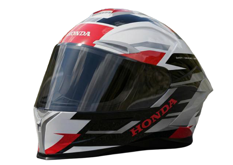 HONDA FULL FACE HELMET WHITE L