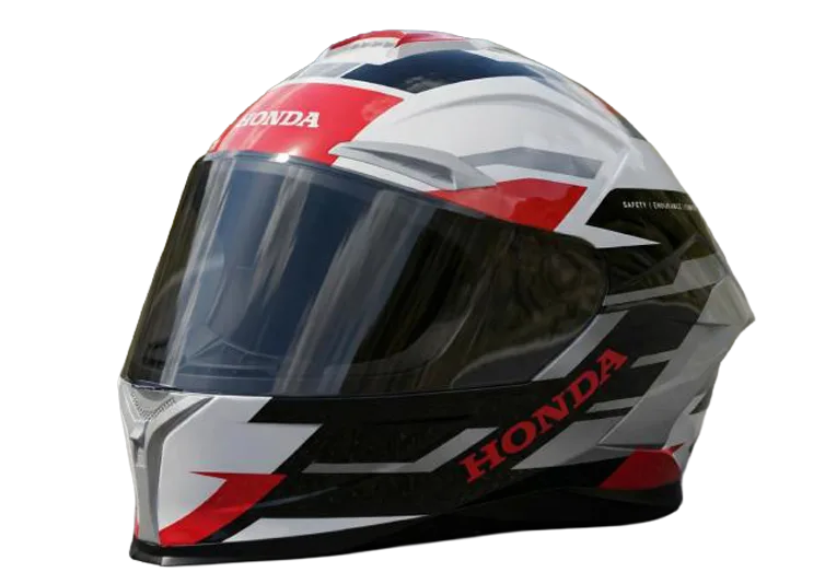 HONDA FULL FACE HELMET WHITE L