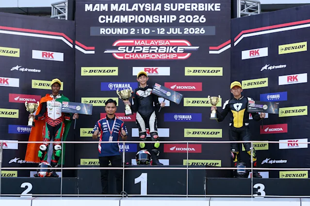 F.C.C. - Honda Philippines, Inc. Racing Team together with rider Carlsen Solis Dominates Malaysian Superbike Championship (MSBK) Round 2 with Double Victory at Sepang.