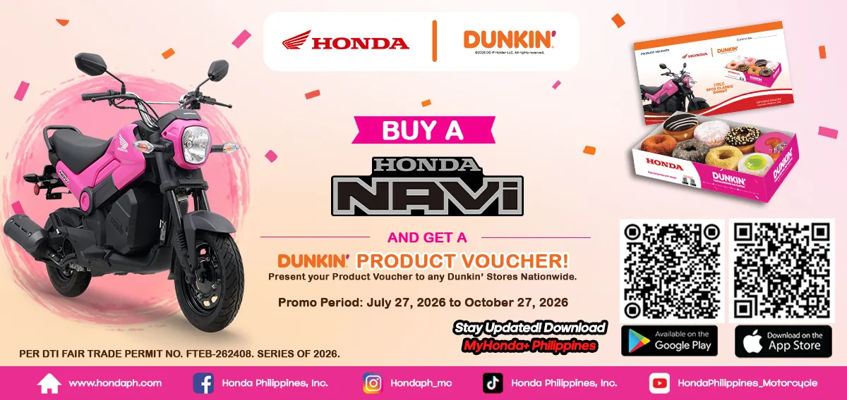 Honda NAVi Ride Away with Dunkin' Treats!