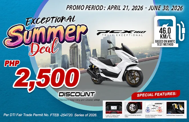PCX160 RoadSync Exceptional Summer Deal