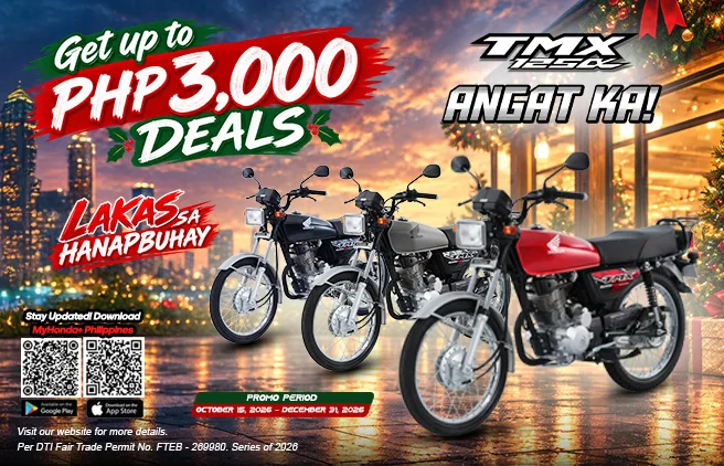 Lakas Sa Hanap Buhay, TMX125 ANGAT KA!
