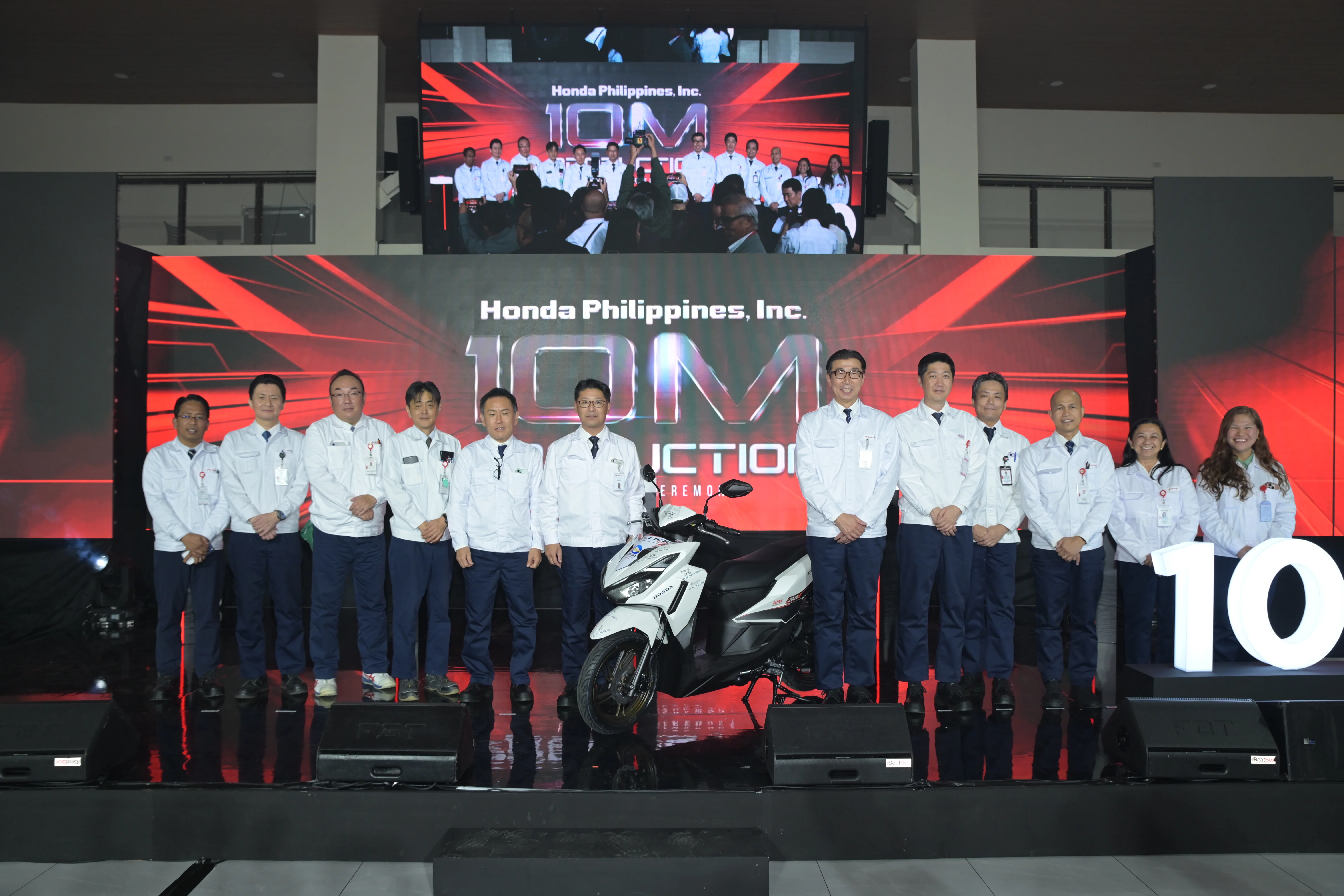 Honda Philippines Inc. Marks 10-Millionth Production of Motorcycle Unit