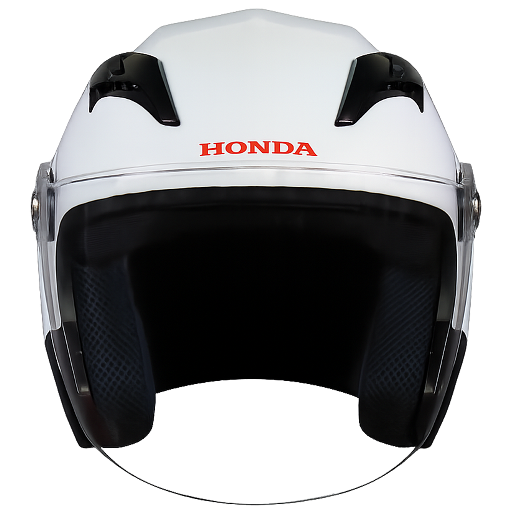 HELMET OPEN FACE WHT L NEW