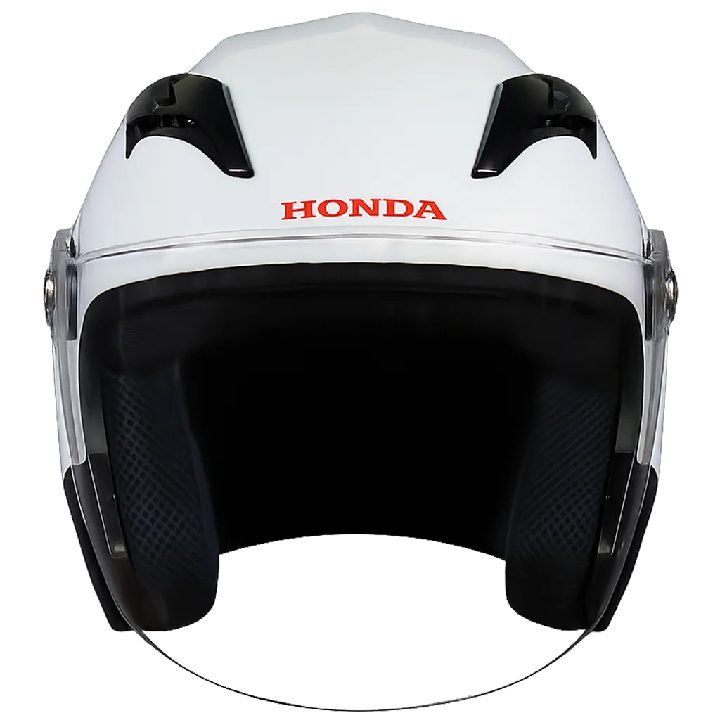 HELMET OPEN FACE WHT L NEW