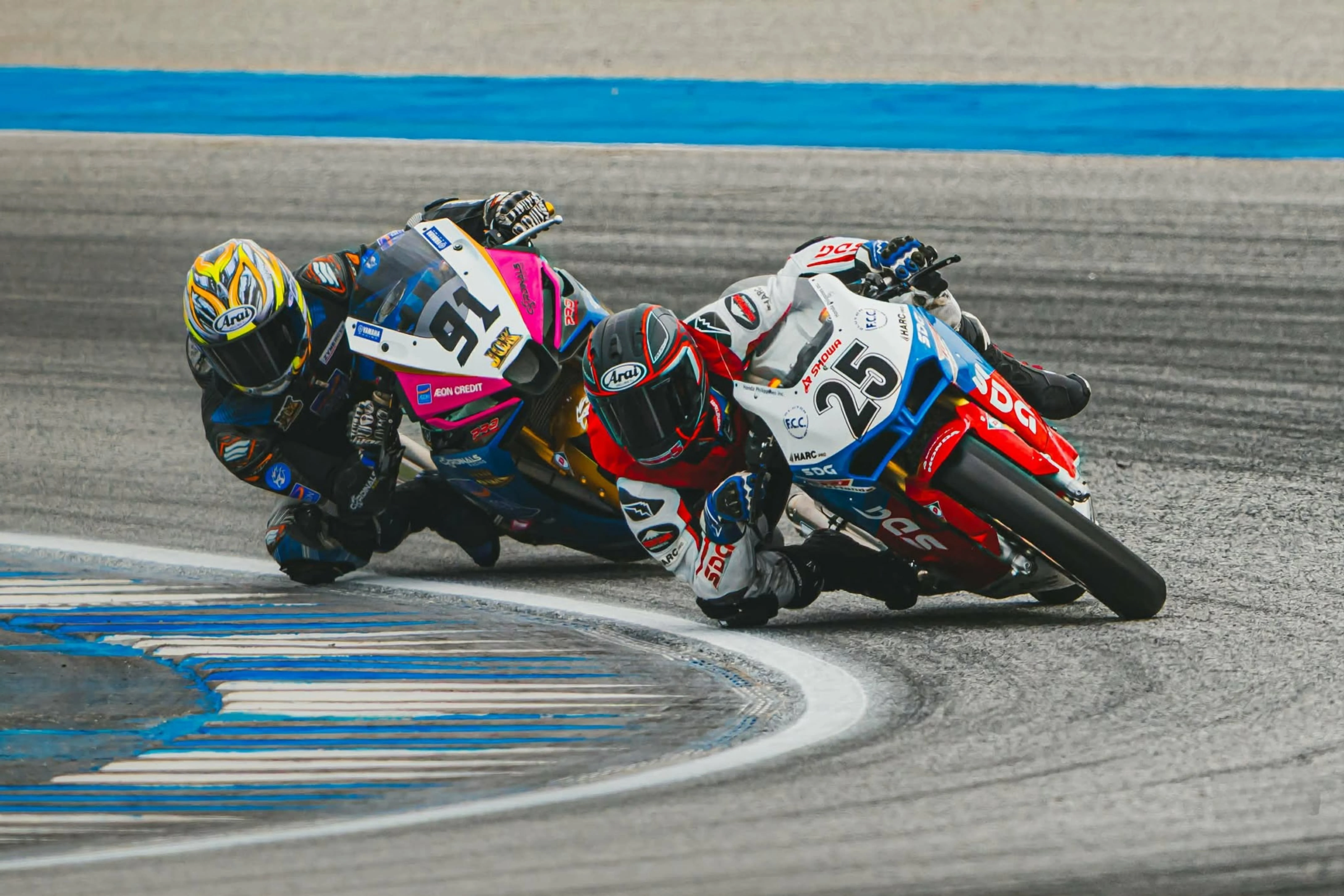Carlsen Solis Battles Through ARRC Round 2 at Chang International Circuit with SDG HARC-PRO Honda Philippines Inc. Racing Team 3