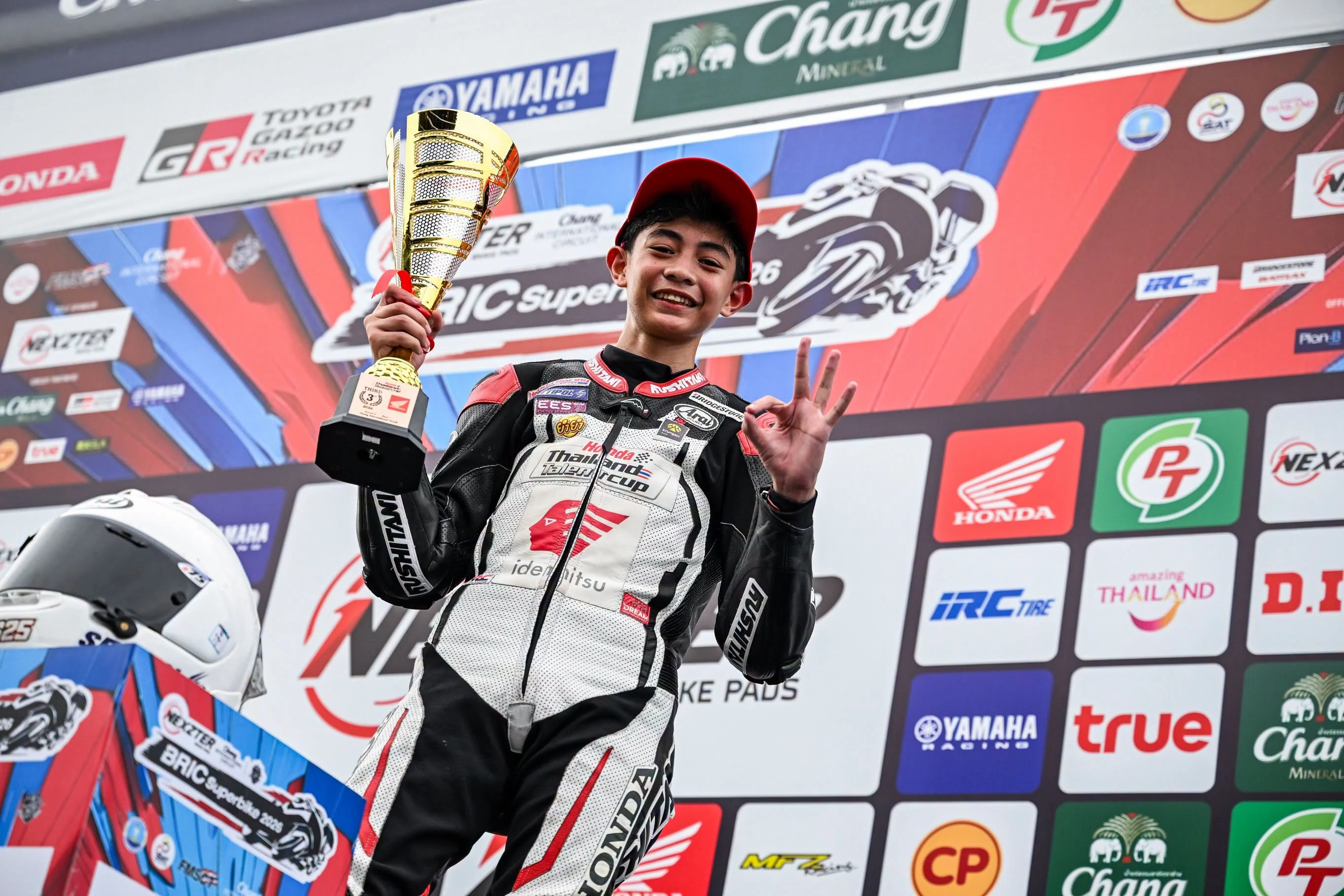 Carlsen Solis Earns Podium Finish at Idemitsu Honda Thailand Talent Cup Round 3