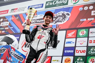 Carlsen Solis Earns Podium Finish at Idemitsu Honda Thailand Talent Cup Round 3