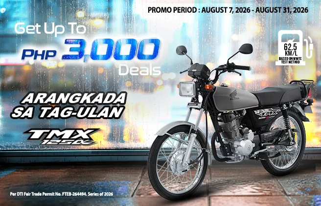 Arangkada sa Tag-ulan TMX125