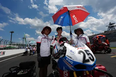Carlsen Solis with SDG HARC-PRO Honda Philippines Racing Team Faces Challenging Weekend at ARRC Round 3 in Japan