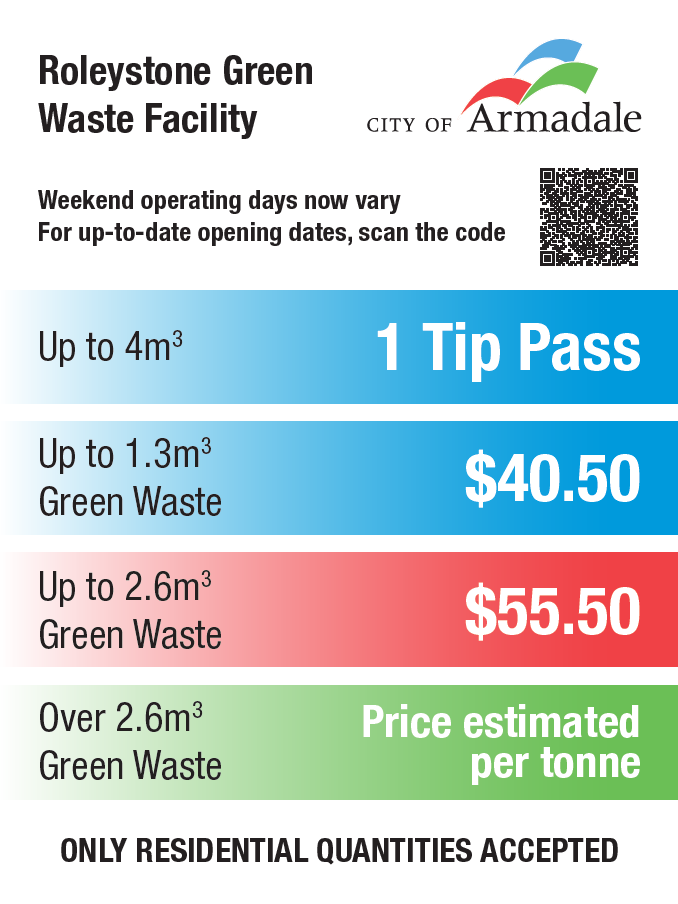 Roleystone Green Waste Facility Tipping Fees