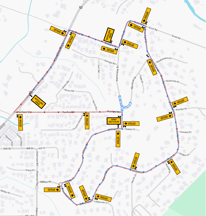 Temporary Closure of Road, HAMMERSLEY STREET and MORRISON DRIVE, KELMSCOTT.