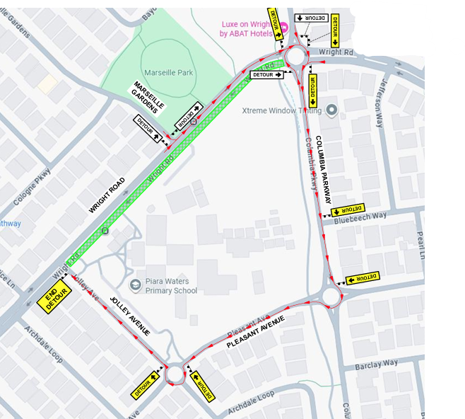 Wright Road road closure drainge works.png