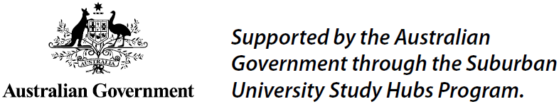 Supported by the Australian Government through the Suburban University Study Hubs Program.