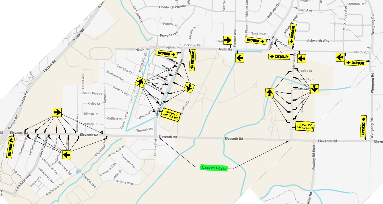 Eleventh Road closure.png