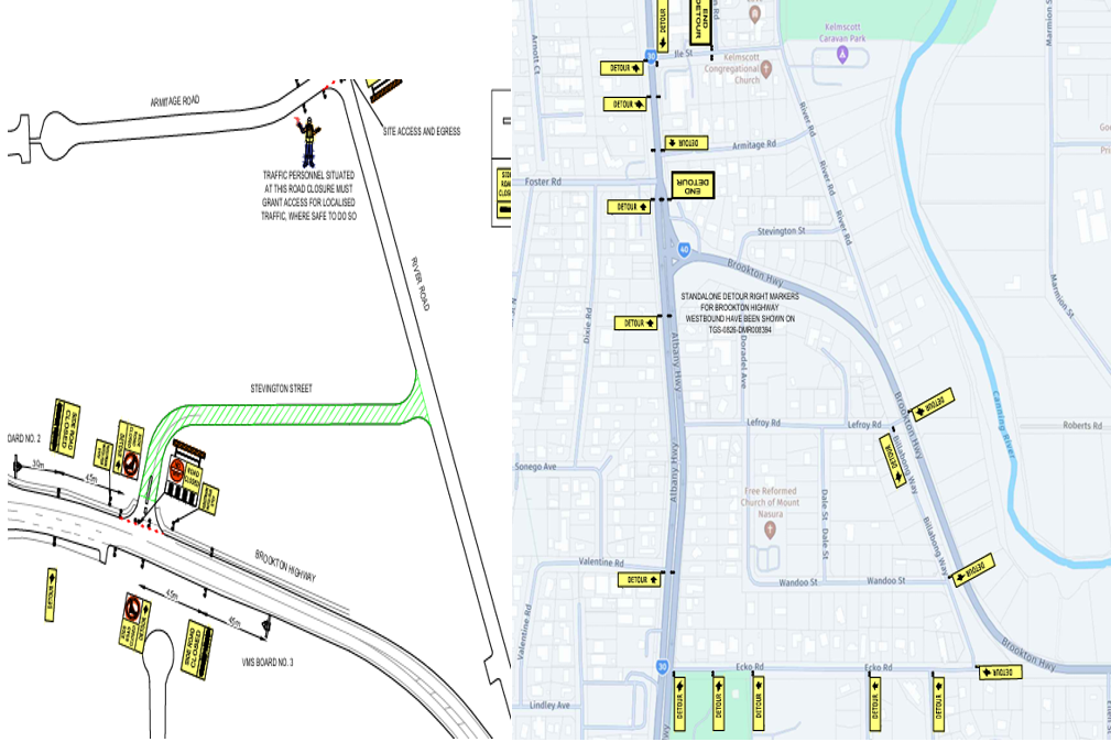 Temporary Closure of Road, STEVINGTON STREET, KELMSCOTT